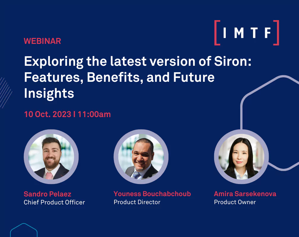 Webinar: “Exploring the latest version of Siron – Features, Benefits, and Future Insights”