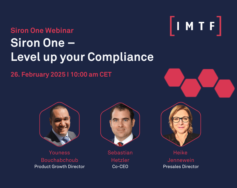 Webinar: Your upgrade to Siron®One