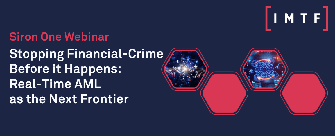 Webinar: Real-time AML with Siron®One
