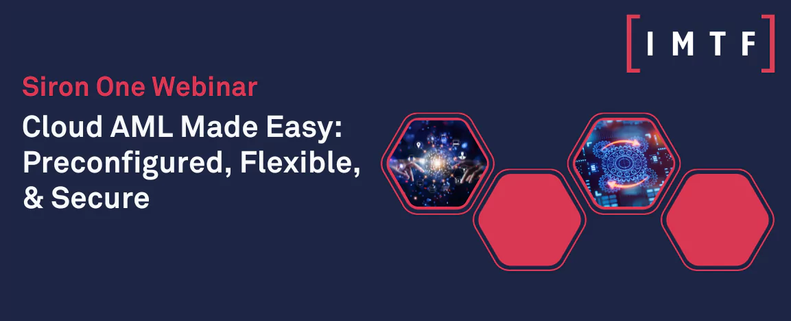 Webinar: Cloud AML made easy with Siron®One