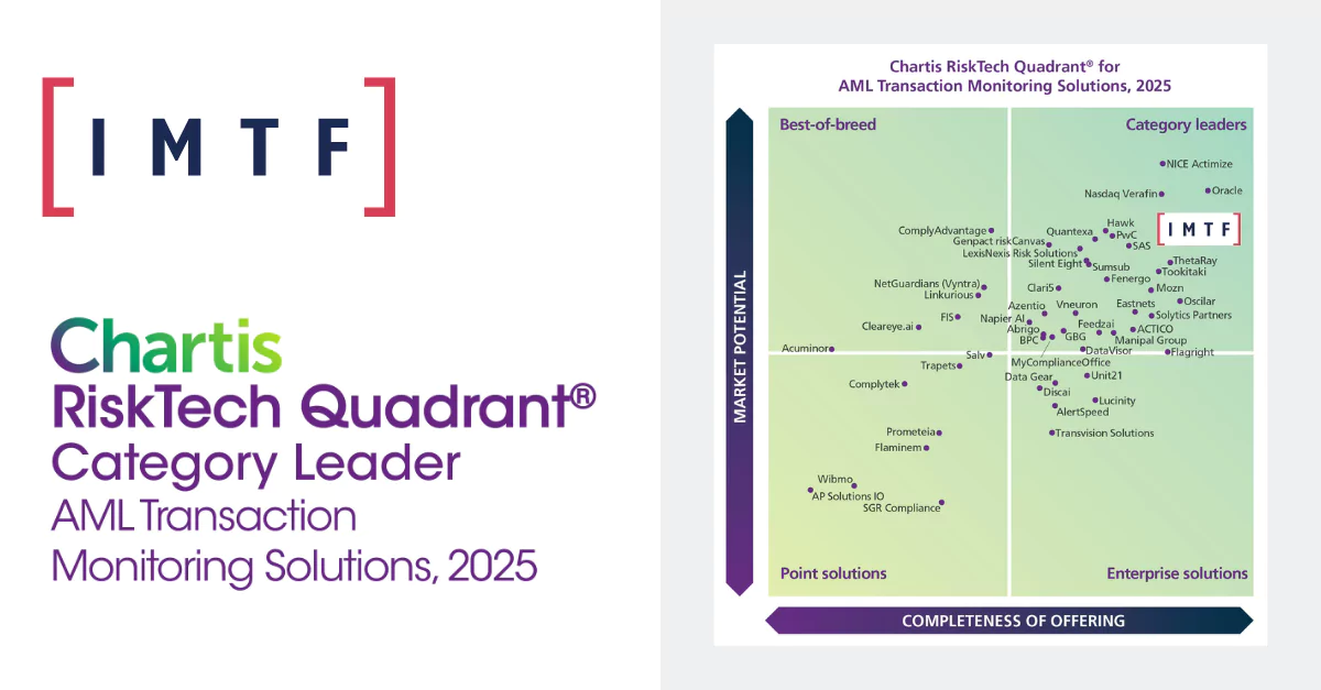 IMTF ranked among the most advanced players in the global AML transaction monitoring market