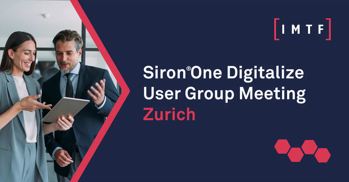 Siron®One Digitalize User Group Meeting