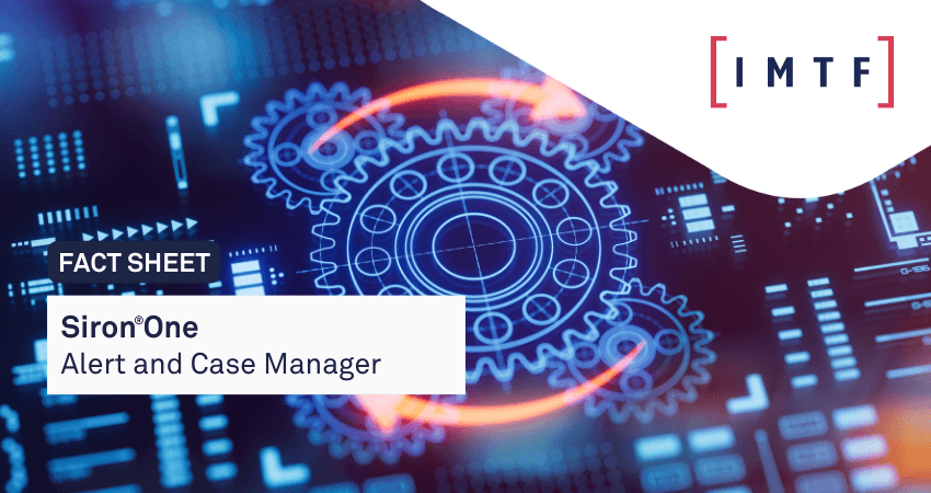 Siron®One Alert and Case Manager | Compliance Orchestration