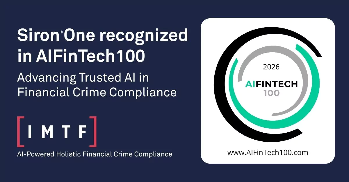 IMTF Recognized in AIFinTech100 2026 for Advancing Trusted AI in Financial Crime Compliance